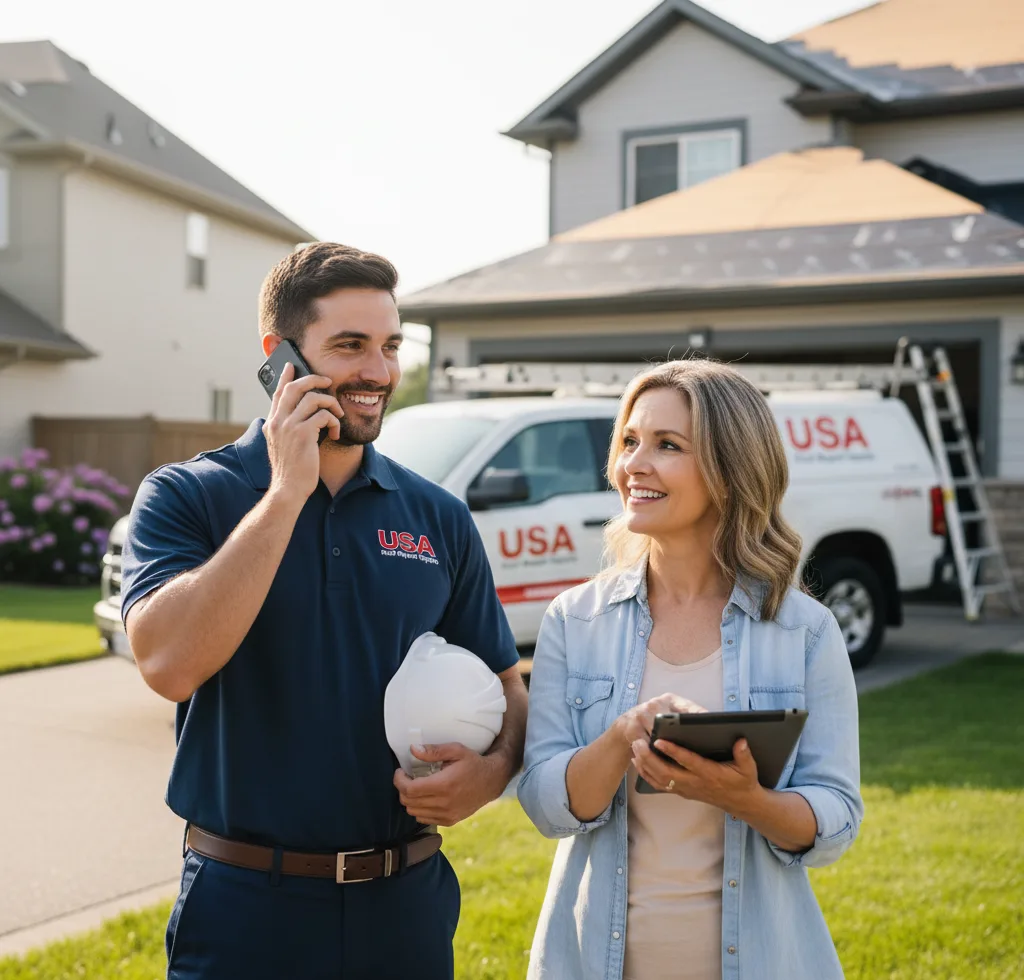 USA Roof Repair Experts customer support in Skandia